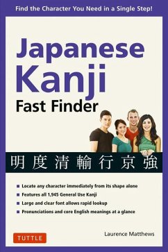 Japanese Kanji Fast Finder - Matthews, Laurence