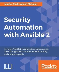 Security Automation with Ansible 2 (eBook, ePUB) - Akula, Madhu