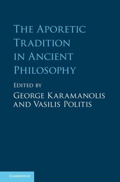 Cover Aporetic Tradition in Ancient Philosophy (eBook, ePUB)