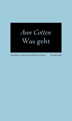 Was geht? / Poetikvorlesungen Bd.5 - Cotten, Ann