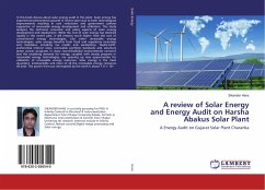 A review of Solar Energy and Energy Audit on Harsha Abakus Solar Plant - Hans, Sikander