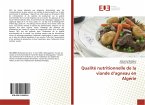 Qualité nutritionnelle de la viande d¿agneau en Algérie