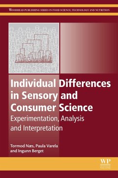 Individual Differences in Sensory and Consumer Science (eBook, ePUB) - Næs, Tormod; Varela, Paula; Berget, Ingunn