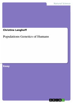 Populations Genetics of Humans (eBook, ePUB) - Langhoff, Christine