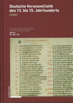 Deutsche Versnovellistik des 13. bis 15. Jahrhunderts (DVN)