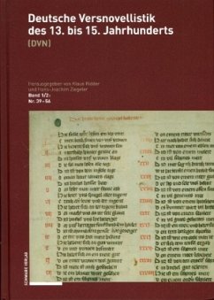 Deutsche Versnovellistik des 13. bis 15. Jahrhunderts (DVN)