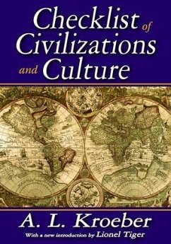 Checklist of Civilizations and Culture - Kroeber, A.