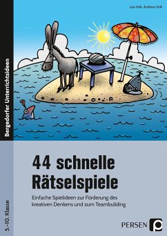 44 schnelle Rätselspiele - Volk, Lisa;Ganz, Andreas