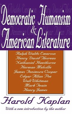 Cover Democratic Humanism and American Literature