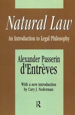 Natural Law - D'Entreves, Alexander Passerin