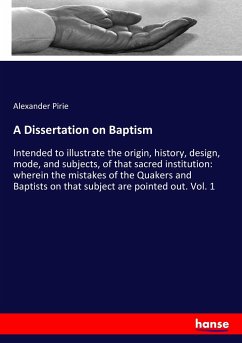 A Dissertation on Baptism