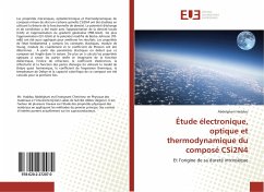 Étude électronique, optique et thermodynamique du composé CSi2N4 - Haddou, Abdelghani