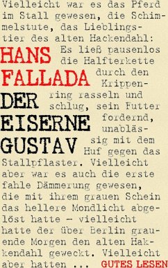 Der eiserne Gustav (eBook, ePUB)