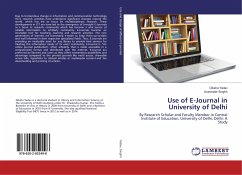 Use of E-Journal in University of Delhi - Yadav, Diksha;Singhh, Arunender