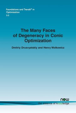 The Many Faces of Degeneracy in Conic Optimization - Drusvyatskiy, Dmitriy; Wolkowicz, Henry