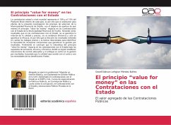 El principio ¿value for money¿ en las Contrataciones con el Estado - Méndez Ibáñez, Gesell Edinson Leihgton