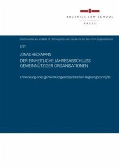 Cover Der einheitliche Jahresabschluss gemeinnütziger Organisationen