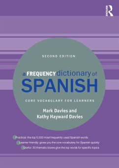 A Frequency Dictionary of Spanish (eBook, PDF) - Davies, Mark; Hayward Davies, Kathy