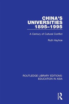 Cover China's Universities, 1895-1995 (eBook, PDF)