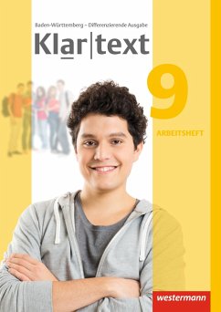 Klartext 9. Arbeitsheft. Differenzierende Ausgabe. Baden-Württemberg - Bäuerle, Sabine;Habel, Julia;Hoppen, Mireille