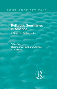 Cover Religious Seminaries in America (1989) (eBook, ePUB)