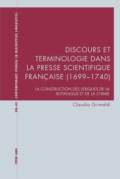 Discours et terminologie dans la presse scientifique française (1699-1740) (eBook, PDF) - Claudio Grimaldi, Grimaldi