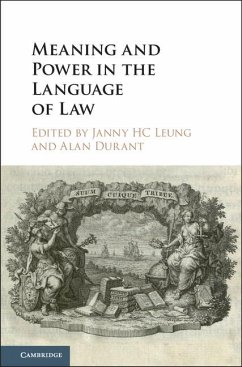 Meaning and Power in the Language of Law (eBook, ePUB)