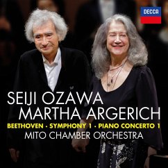 Beethoven: Sinfonie 1 & Klavierkonzert 1 - Argerich,Martha/Ozawa,Seiji/Mito Chamber Orchestra