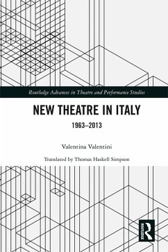 New Theatre in Italy (eBook, ePUB) - Valentini, Valentina