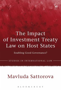 The Impact of Investment Treaty Law on Host States (eBook, PDF) - Sattorova, Mavluda
