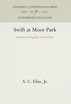 Swift at Moor Park - Elias, Jr., A. C.