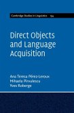 Direct Objects and Language Acquisition (eBook, PDF)