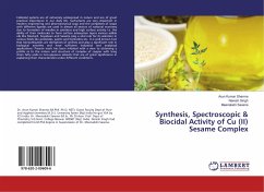 Synthesis, Spectroscopic & Biocidal Activity of Cu (II) Sesame Complex - Sharma, Arun Kumar;Singh, Naresh;Saxena, Meenakshi