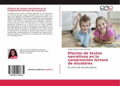 Efectos de textos narrativos en la comprensión lectora de escolares - García Santana, Angela Adriana