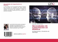 Necesidades de Capacitación en Bioética - Cabrera Andrade, María Belén