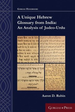 A Unique Hebrew Glossary from India A Unique Hebrew Glossary from India