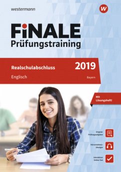 Cover Finale Prüfungstraining 2019 - Realschulabschluss Bayern, Englisch mit Audio-CD