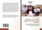 Effet des «groupements agricoles liés aux cantines scolaires»