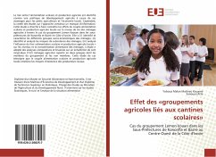 Effet des «groupements agricoles liés aux cantines scolaires» - Kouamé, Yoboua Malan Mathieu;Atta, Sanoussi