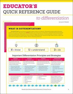 Educator's Quick Reference Guide to Differentiation - Westphal, Laurie E