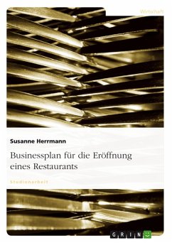 Cover Businessplan für die Eröffnung eines Restaurants (eBook, ePUB)