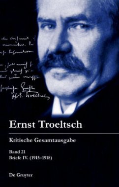 Briefe IV (1915-1918) / Ernst Troeltsch: Kritische Gesamtausgabe Band 21