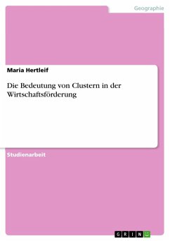 Die Bedeutung von Clustern in der Wirtschaftsförderung (eBook, ePUB) - Hertleif, Maria