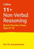 Letts 11+ Success - 11+ Non-Verbal Reasoning Quick Practice Tests Age 9-10 for the Gl Assessment Tests