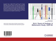 Ph.D. Thesis of Zoology: A Bibliometric Study, 2002-08
