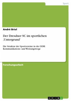 Der Dresdner SC im sportlichen ‚Untergrund&quote; (eBook, ePUB)