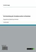 Die Entwicklung der Anredekonvention im Deutschen (eBook, ePUB) - Seeger, Charlotte