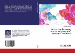 Interaction between functional groups of hydrogels and dyes