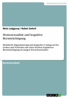 Homosexualität und kognitive Beeinträchtigung (eBook, ePUB)