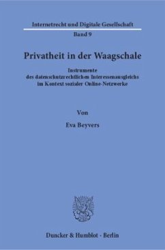 Privatheit in der Waagschale. - Beyvers, Eva